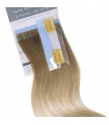 Balmain Tape Extensions + Clip Application Human Hair 40cm 2pcs 10AA Ombre