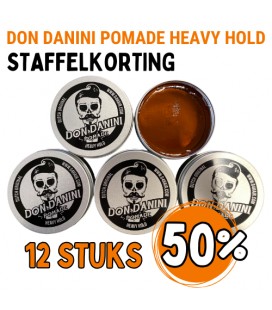 Don Danini Pomade Heavy Hold 150ml - 12 stuks 50% STAFFELKORTING