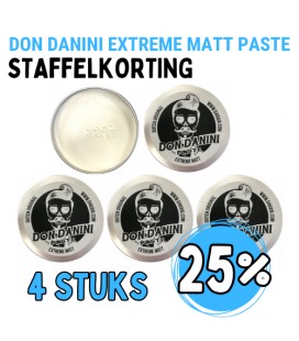 Don Danini Extreme Matt Paste 150ml - 4 STUKS 25% STAFFELKORTING