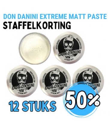 Don Danini Extreme Matt Paste 150ml - 12 STUKS 50% STAFFELKORTING