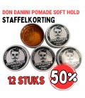 Don Danini Pomade Soft Hold 150ml - 12 stuks 50% STAFFELKORTING